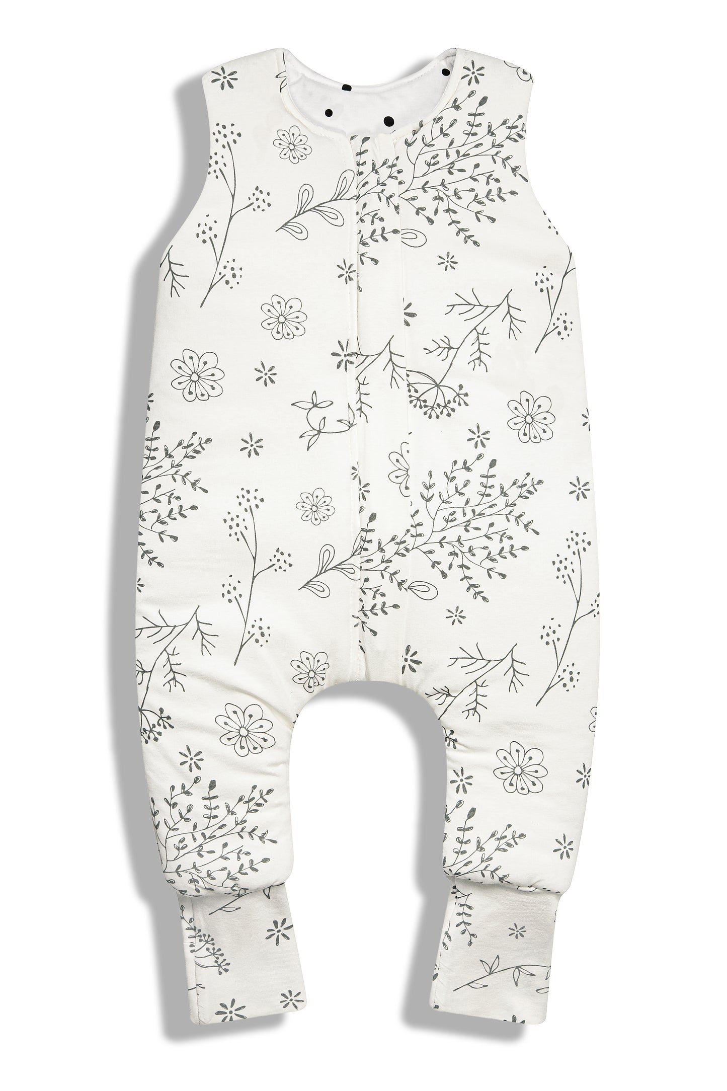 Bloom Saco de dormir con pies Reversible T-XS jersey algodón