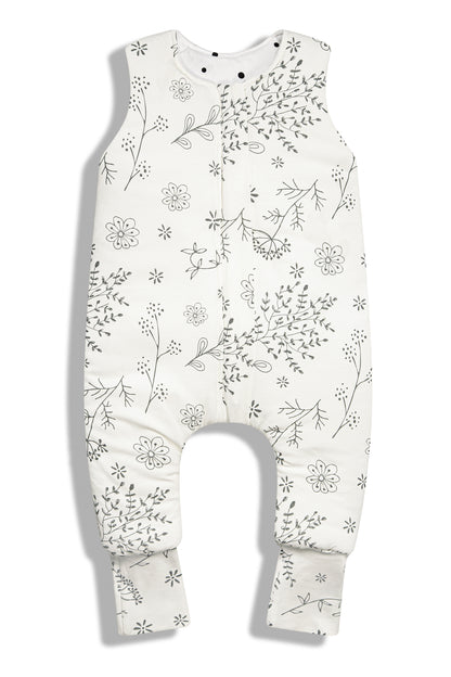Bloom Saco de dormir con pies Reversible T-XS jersey algodón