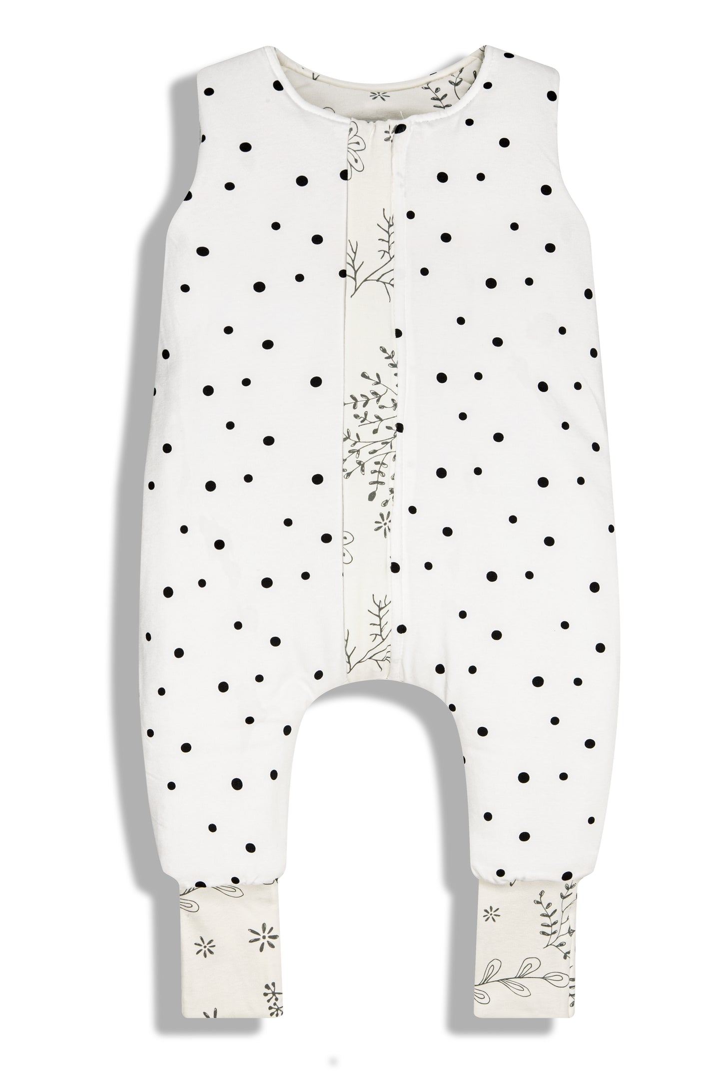 Bloom Saco de dormir con pies Reversible T-XS jersey algodón