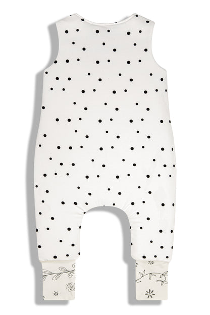 Bloom Saco de dormir con pies Reversible T-XS jersey algodón