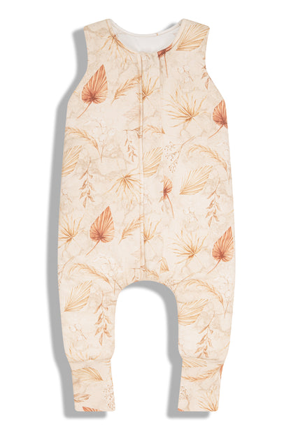 Bohemian Saco de dormir con pies Reversible T-XS jersey algodón