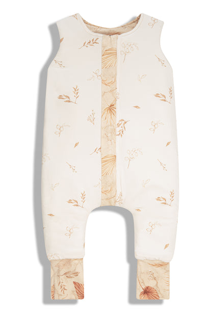 Bohemian Saco de dormir con pies Reversible T-XS jersey algodón