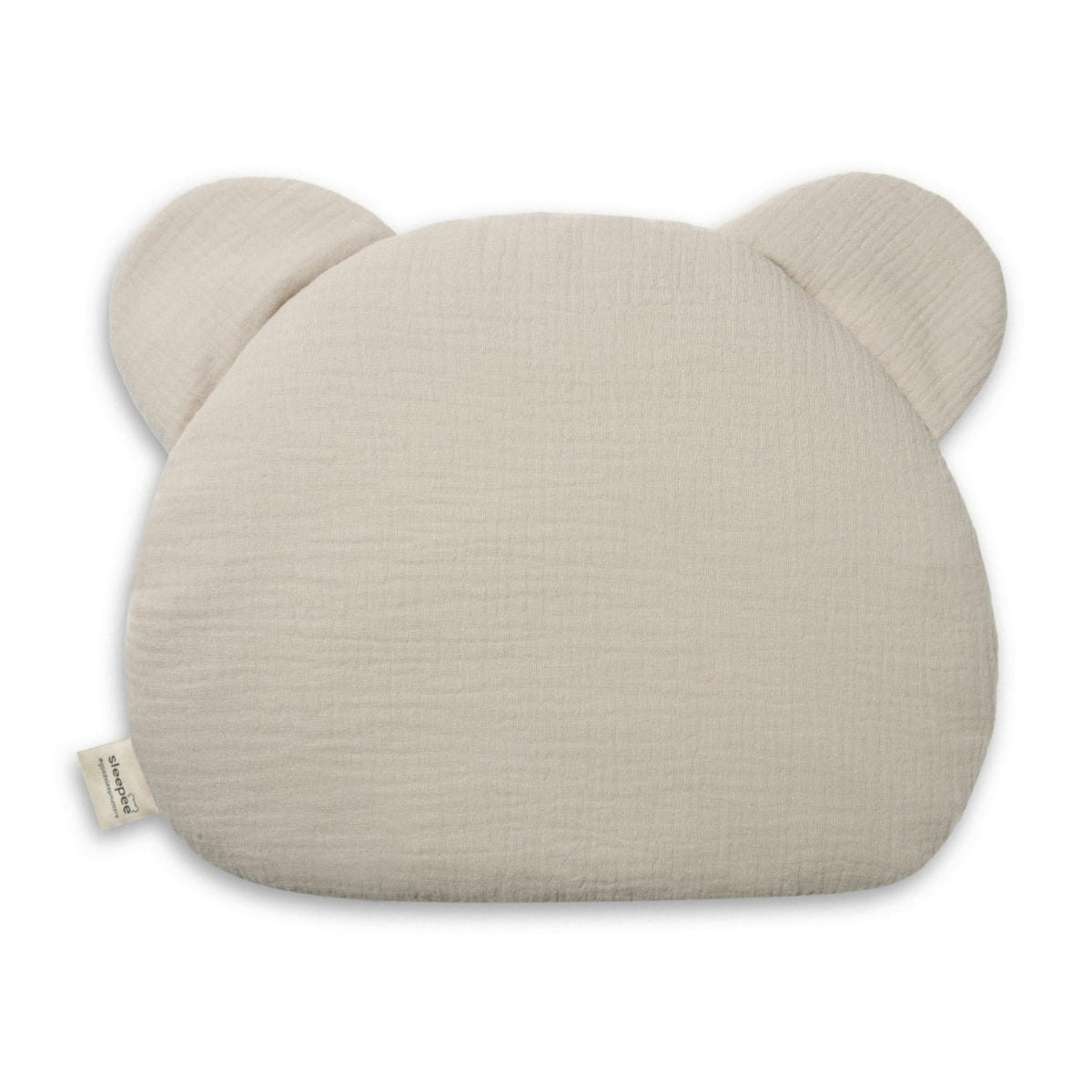 Natural Baby Almohada plana osito para bebe muselina