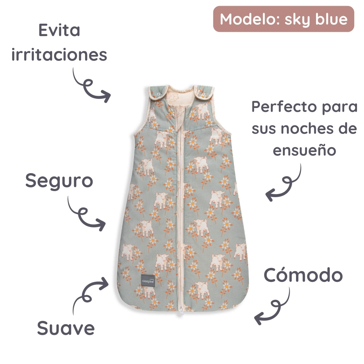 Vintage Animals Saco de dormir para bebés Newborn 0-4m