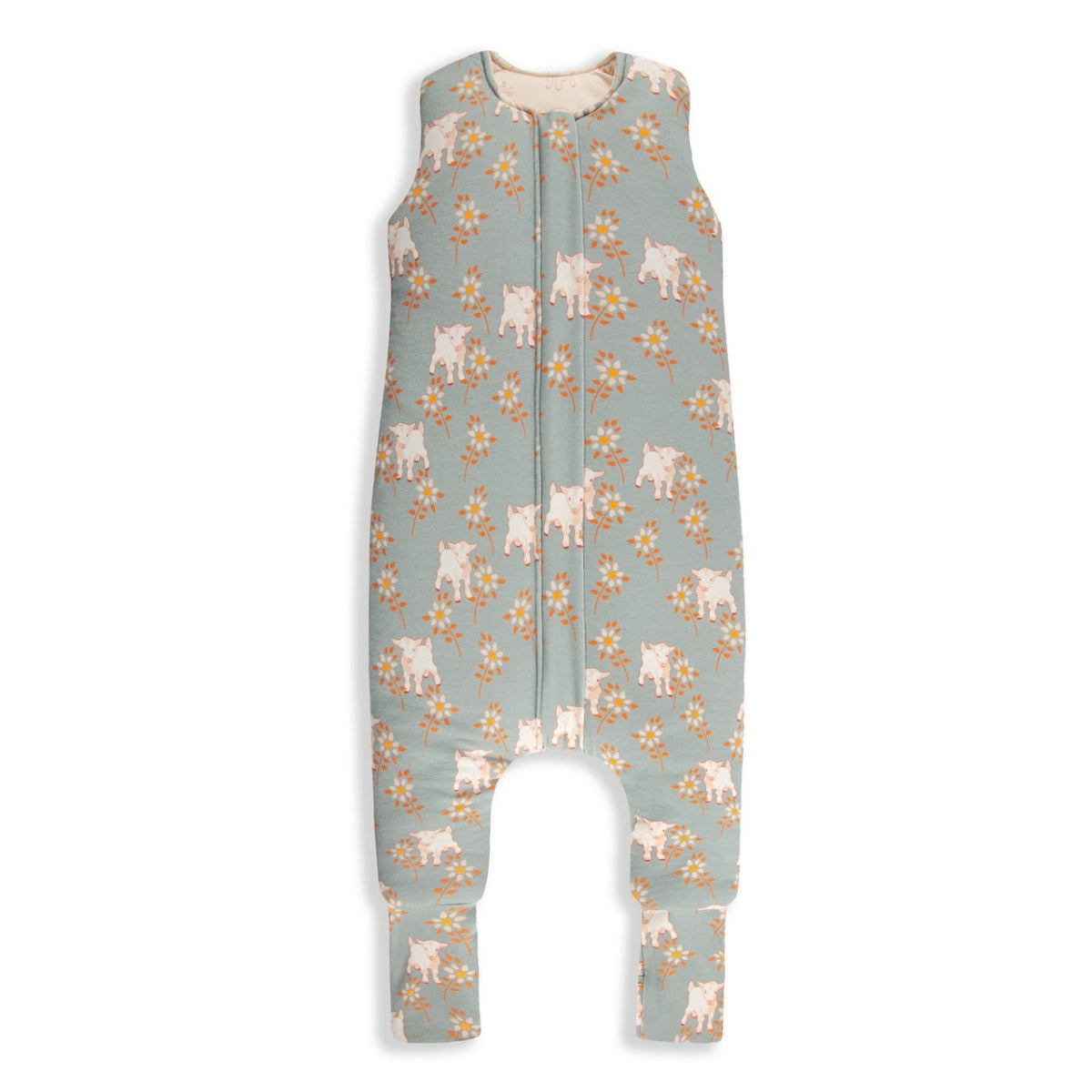 Vintage Animals Saco de dormir con pies Reversible T-S jersey algodón