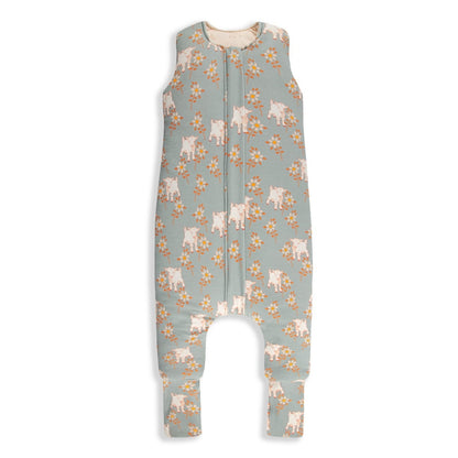 Vintage Animals Saco de dormir con pies Reversible T-S jersey algodón