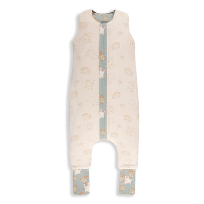Vintage Animals Saco de dormir con pies Reversible T-S jersey algodón