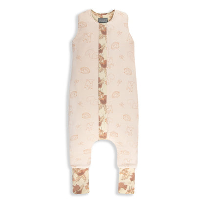 Vintage Animals Saco de dormir con pies Reversible T-S jersey algodón