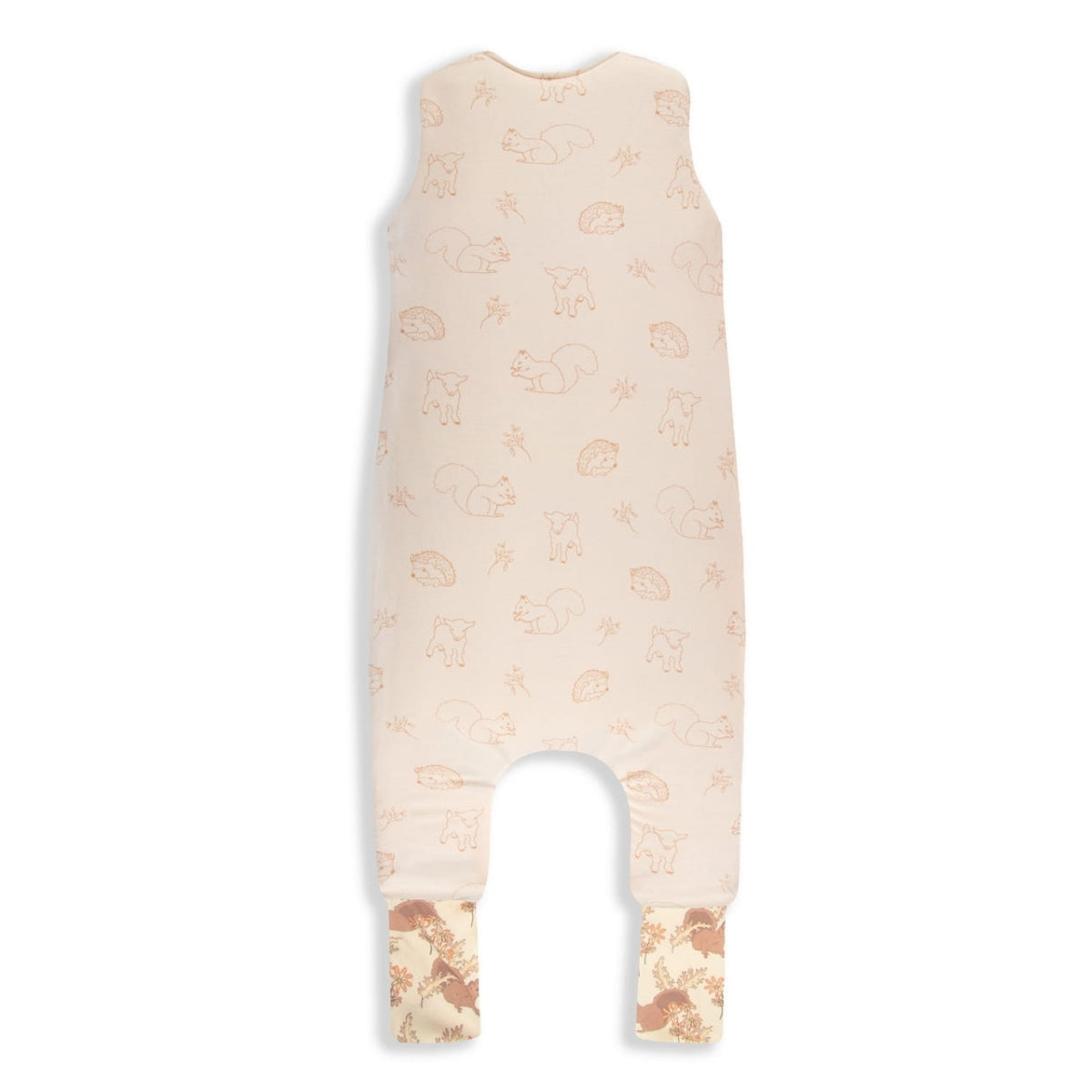 Vintage Animals Saco de dormir con pies Reversible T-S jersey algodón