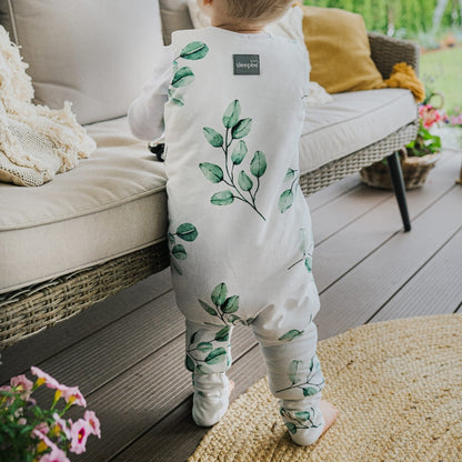 Vintage Animals Saco de dormir con pies Reversible T-S jersey algodón