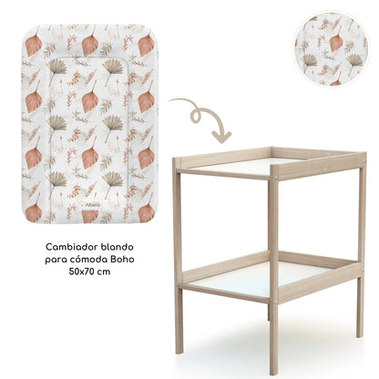 Boho & Love Cambiador blando para comoda 70x50 cm
