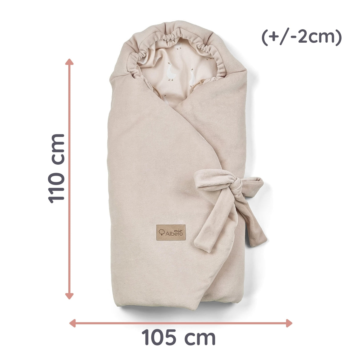 Cotton Color Saco portabebé inivero algodón-velour unviersal