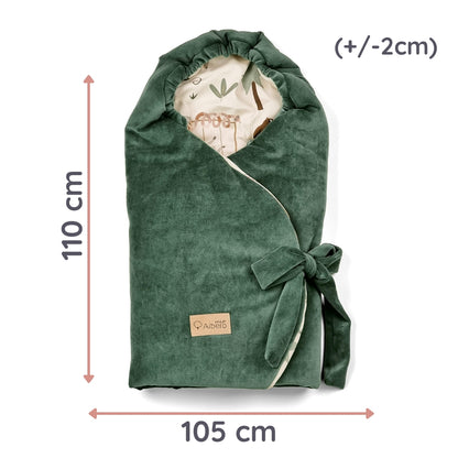 Cotton Color Saco portabebé inivero algodón-velour unviersal