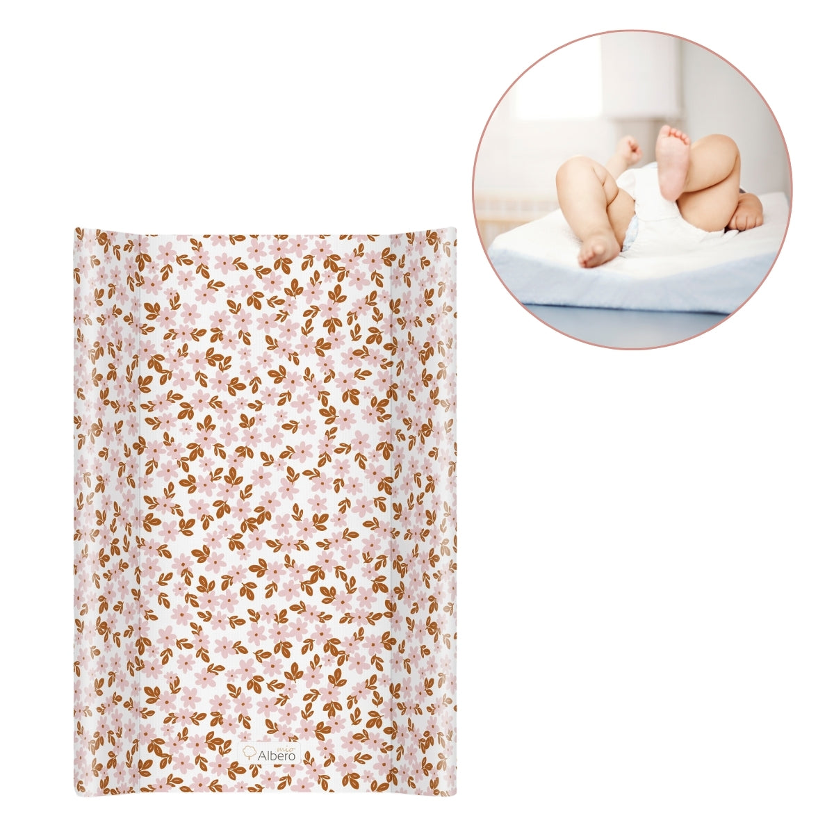 Cotton Color Cambiador base rígida 2 en 1 para Cuna y Cómoda