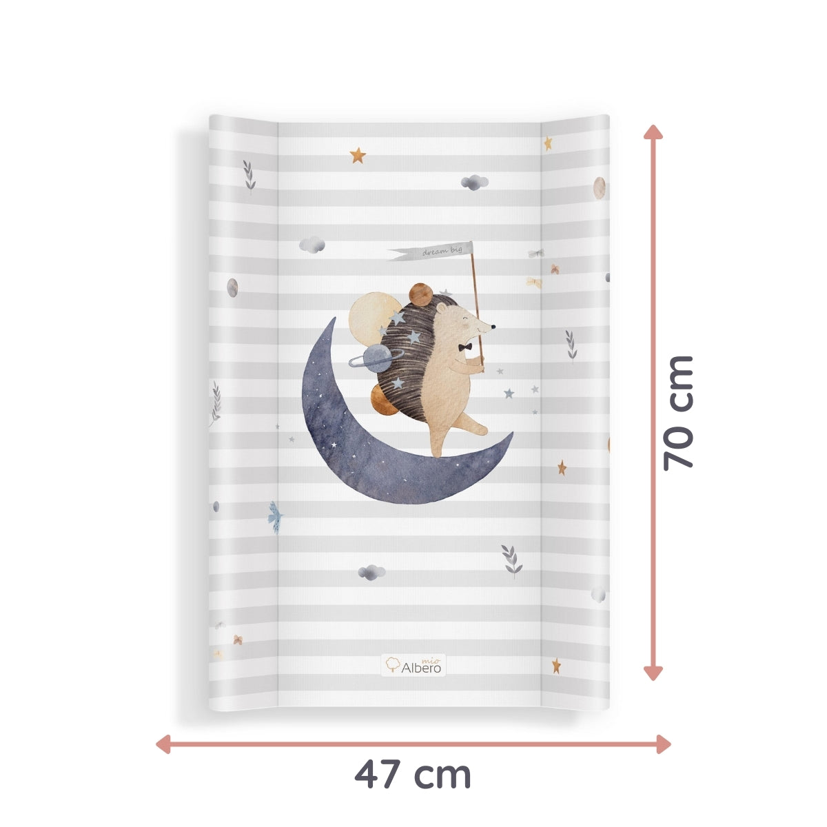 Cotton Color Cambiador base rígida 2 en 1 para Cuna y Cómoda