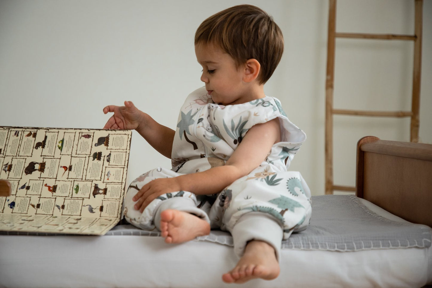 Cotton Color Pijama manta con pies saco de dormir T-S TOG 1,5 12-36m Cotton