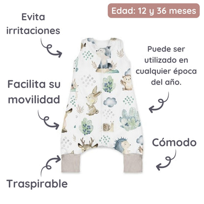 Colorful World Saco de dormir con patas 12 a 36 meses Colorful World