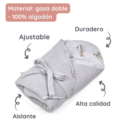 Cotton Color Saco capazo bebé velour