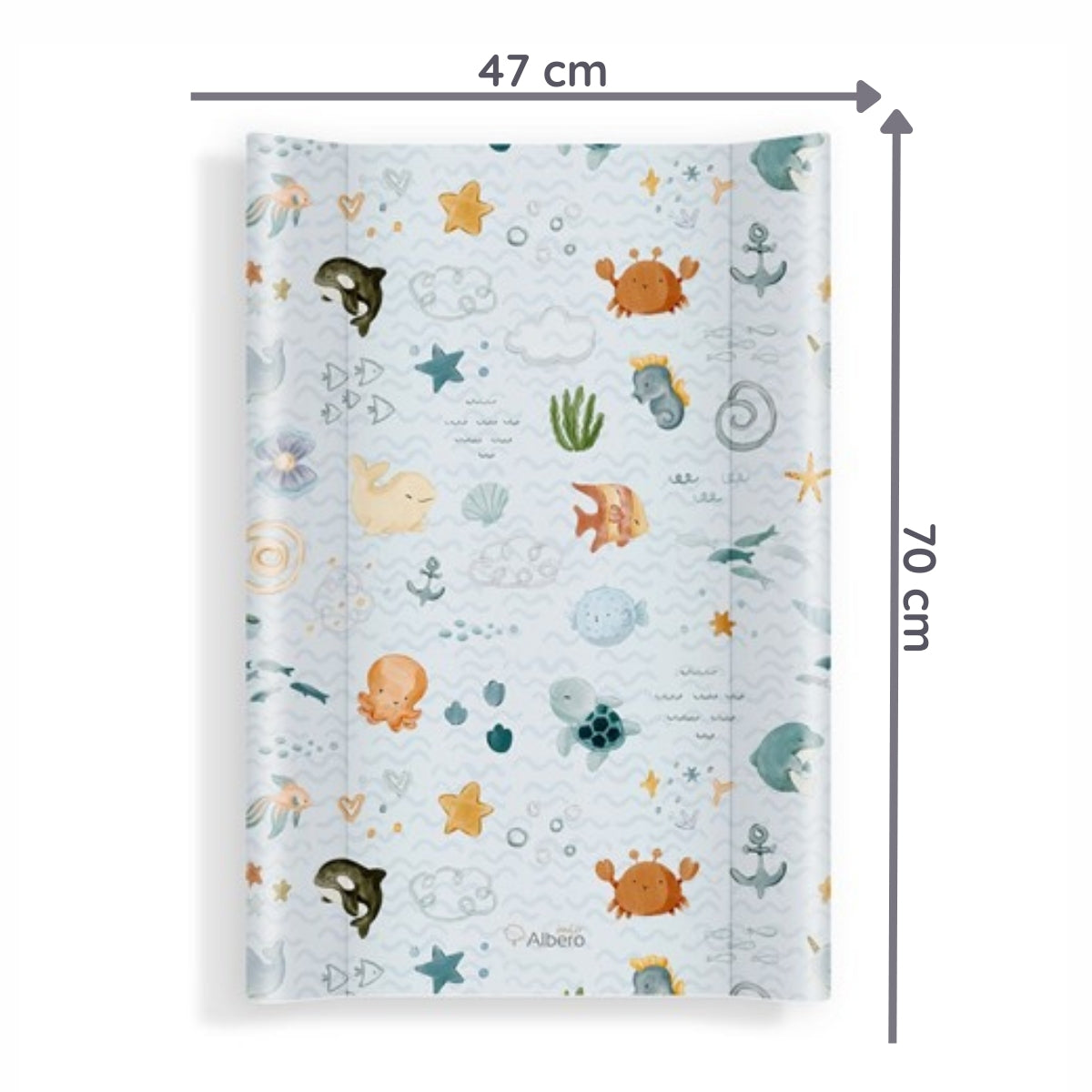 Cotton Color Cambiador base blanda para cómoda 70x47 cm