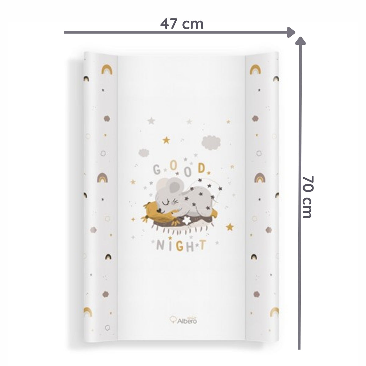 Basic Cambiador base rígida 70x47cm Cuna y Cómoda 2 en 1