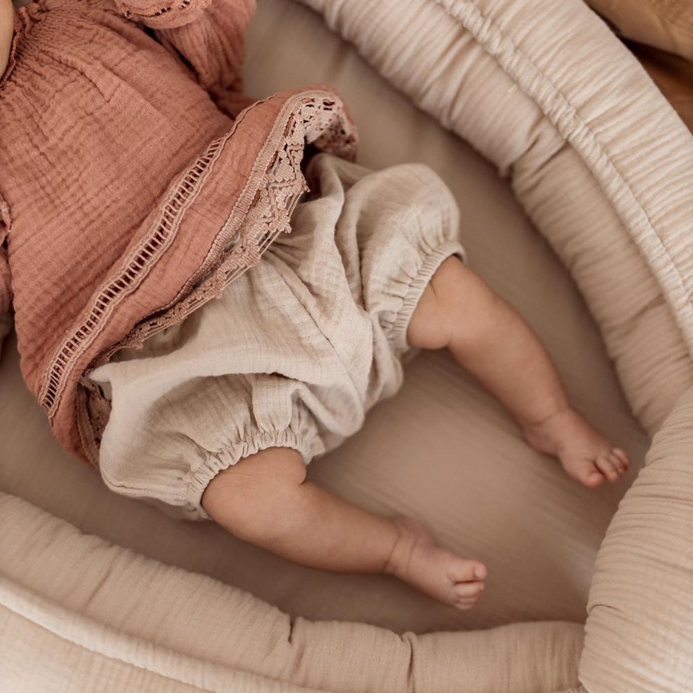 Muslin Baby Cuna nido desenfundable 60x85 cm