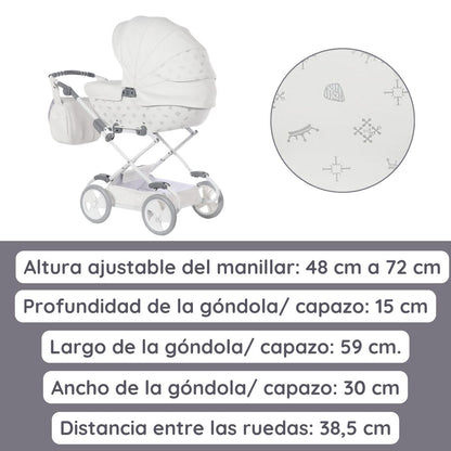 Junama Carro de muñecas Imperial