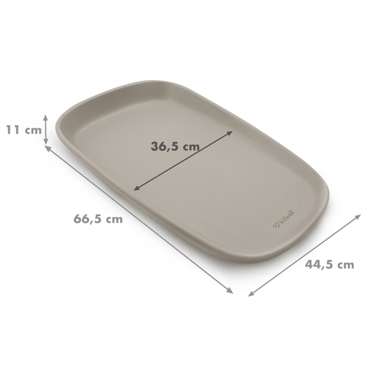 Cambiador de silicona espuma PU lavable Tibi