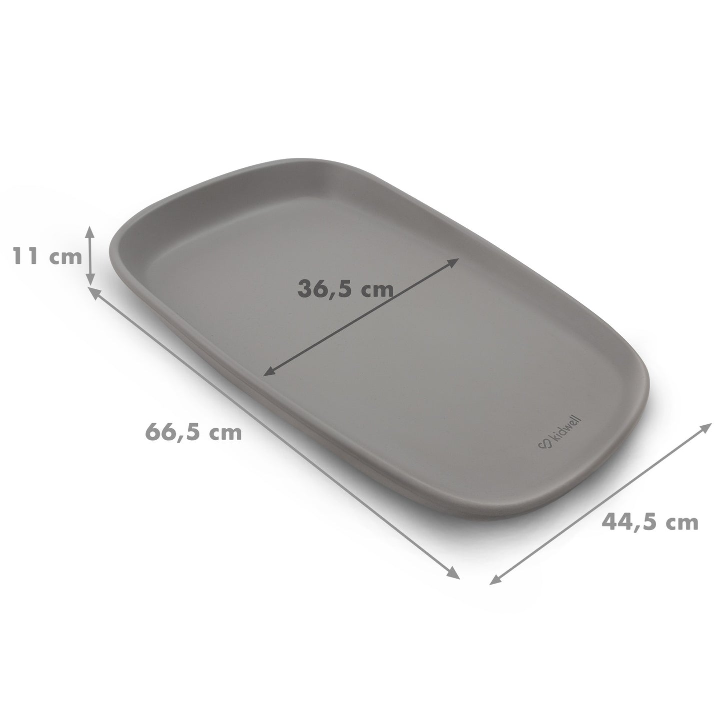 Cambiador de silicona espuma PU lavable Tibi
