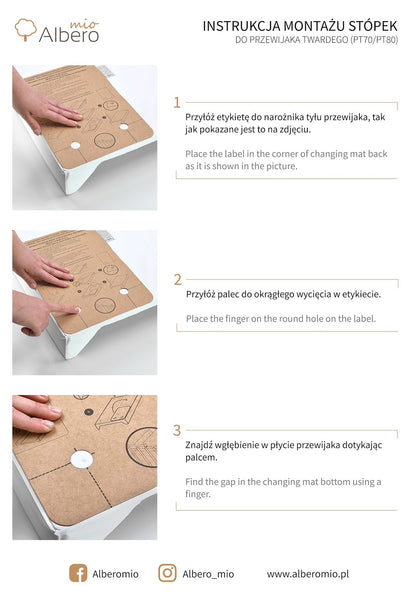 Basic Cambiador base rígida 70x47cm Cuna y Cómoda 2 en 1