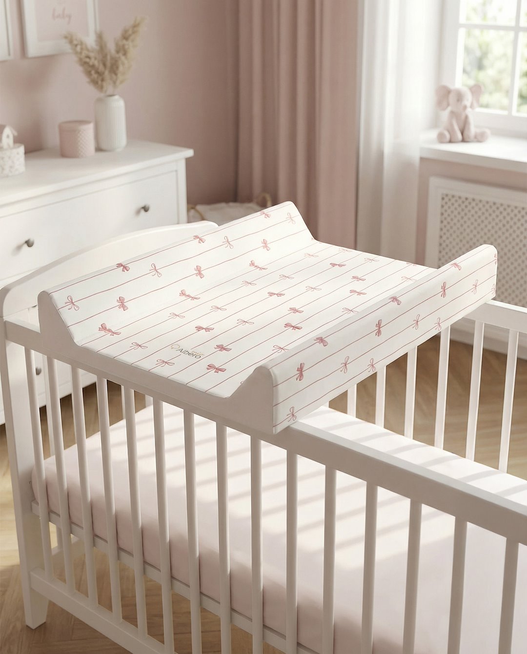 Cotton Color Cambiador base rígida 2 en 1 para Cuna y Cómoda