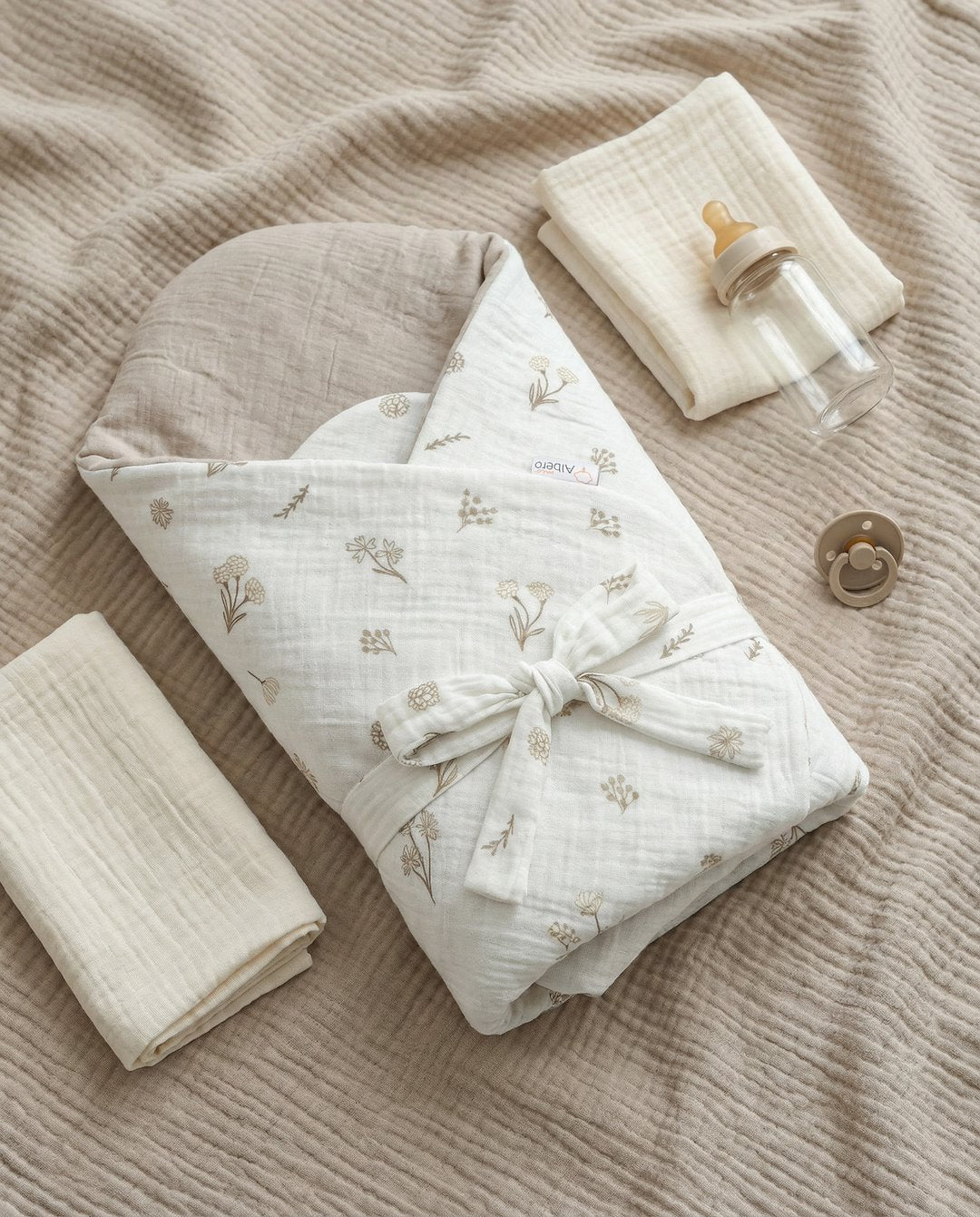 Colorful World Saco capazo 4 en 1 muselina Wild Flowers