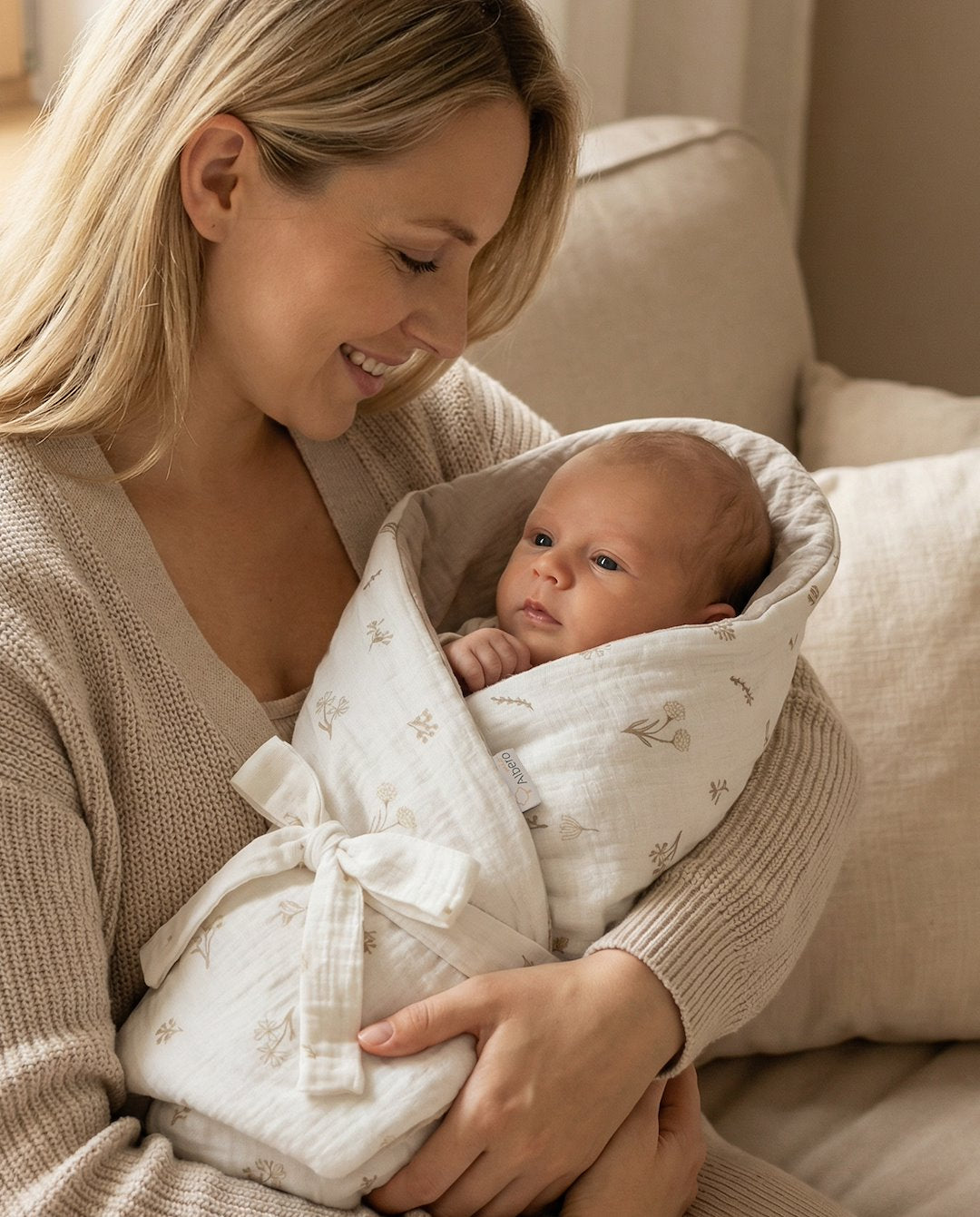 Colorful World Saco capazo 4 en 1 muselina Wild Flowers