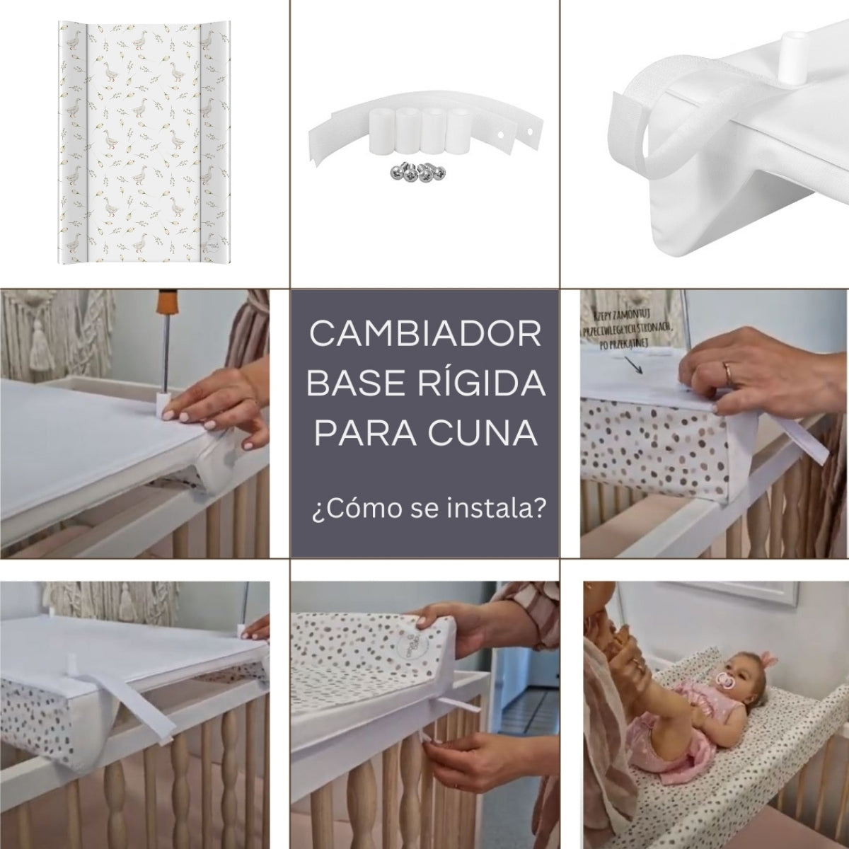 Basic Cambiador base rígida para cuna
