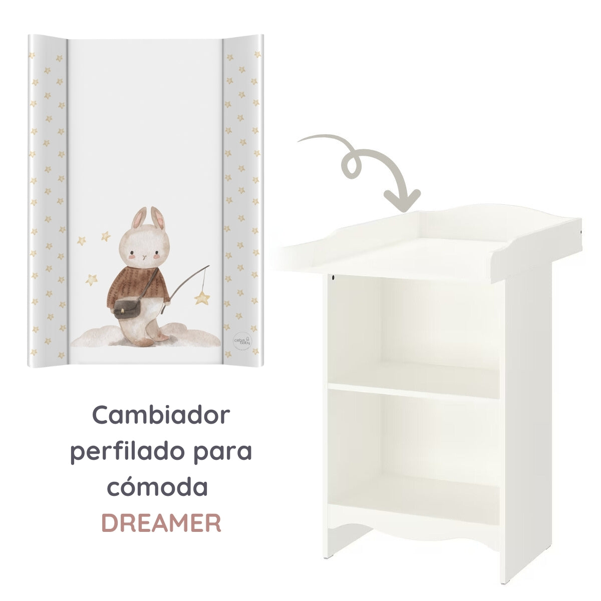Basic Cambiador perfilado para cómoda