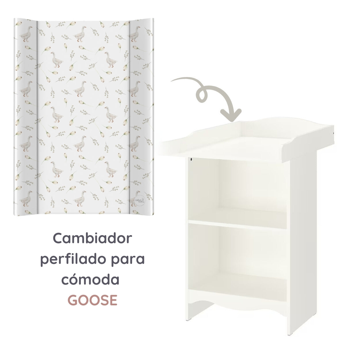Basic Cambiador perfilado para cómoda