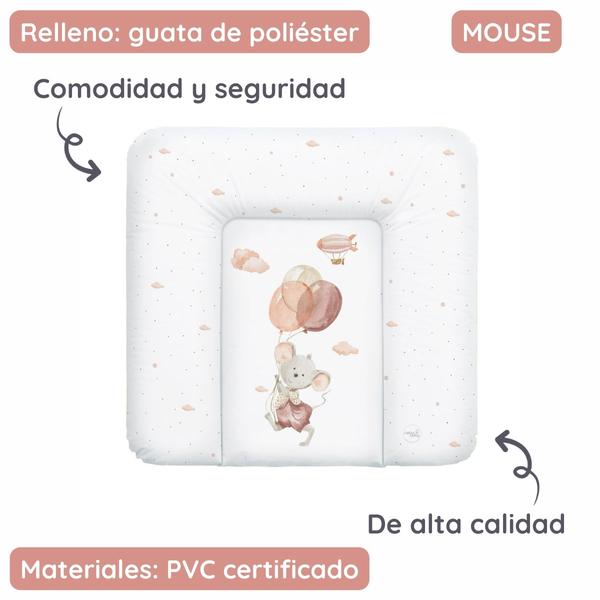 Basic Cambiador blando para comoda T-M