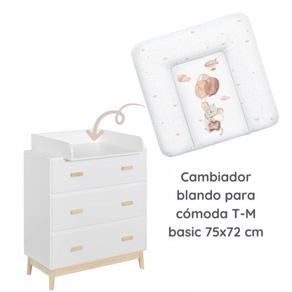 Basic Cambiador blando para comoda T-M