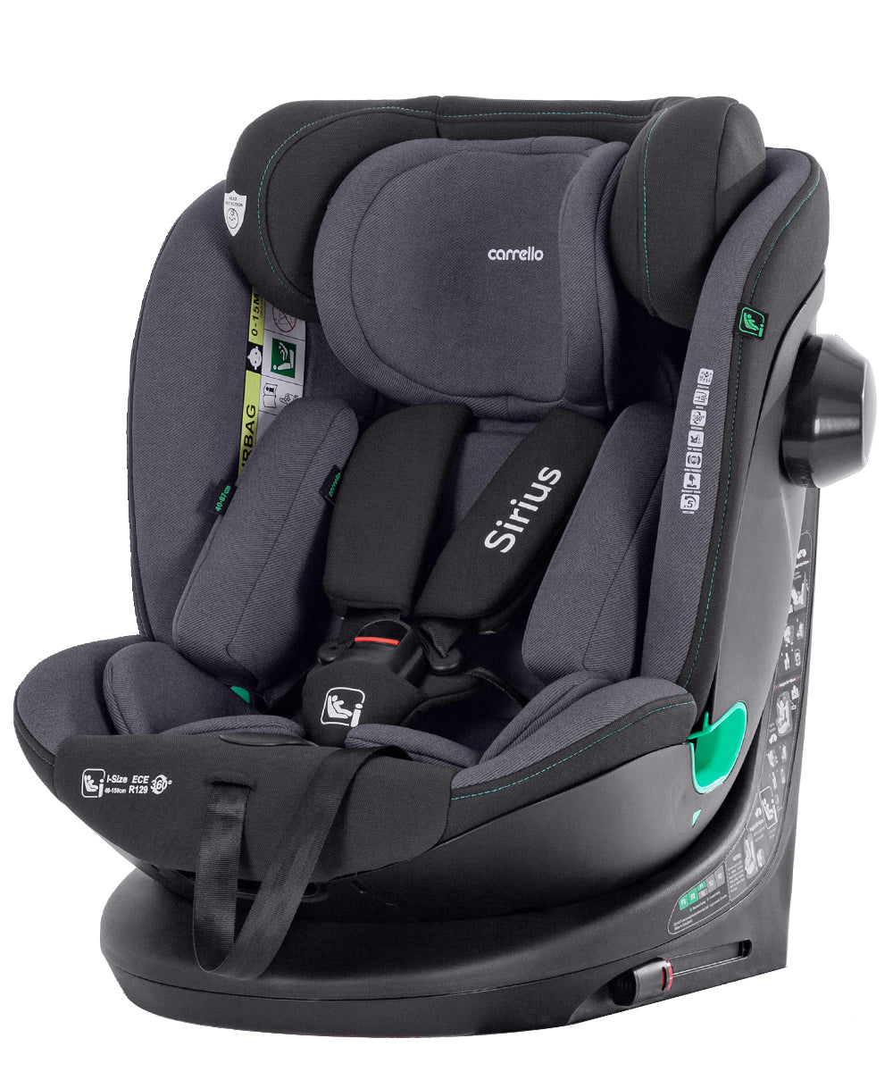 Carrello Sirius silla de auto 360 isofix 40 do 105 cm I-size