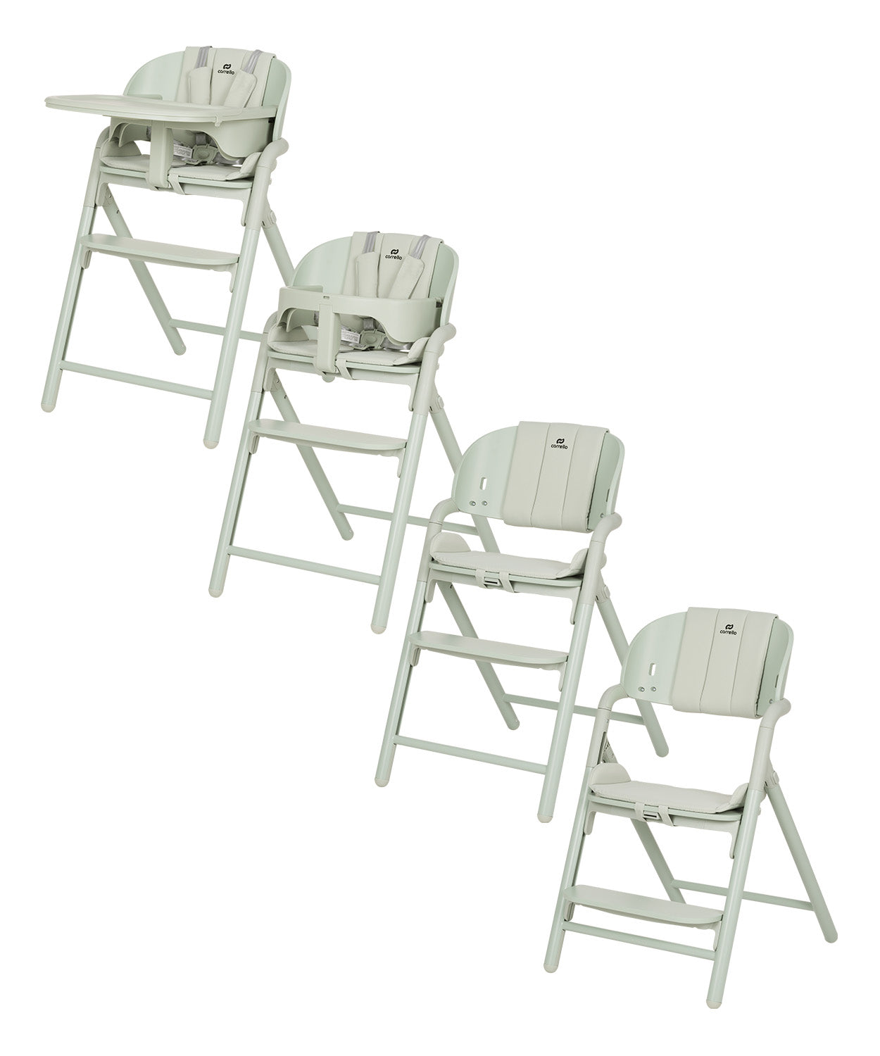 Carrello Trona evolutiva para bebé Tenero