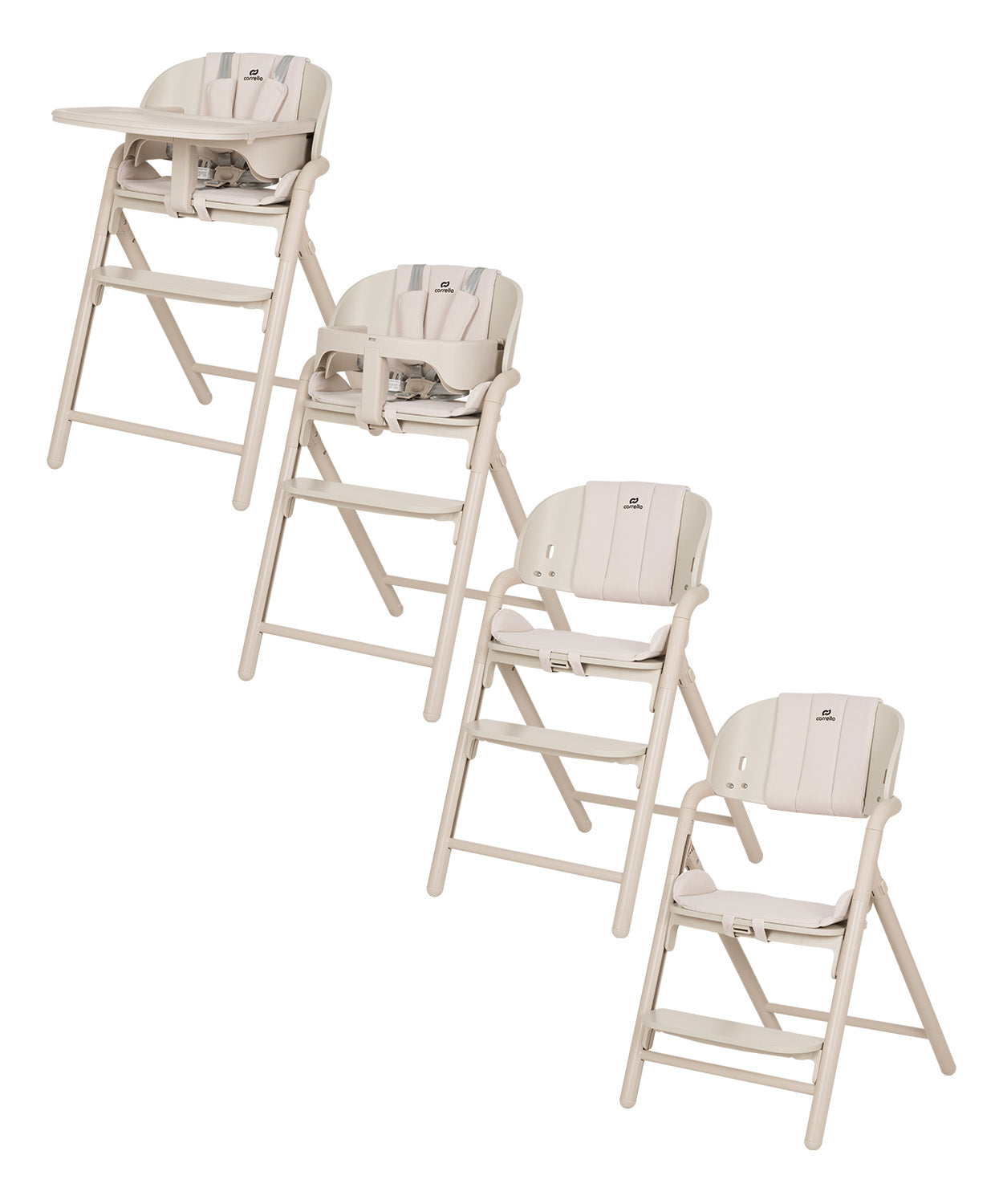 Carrello Trona evolutiva para bebé Tenero