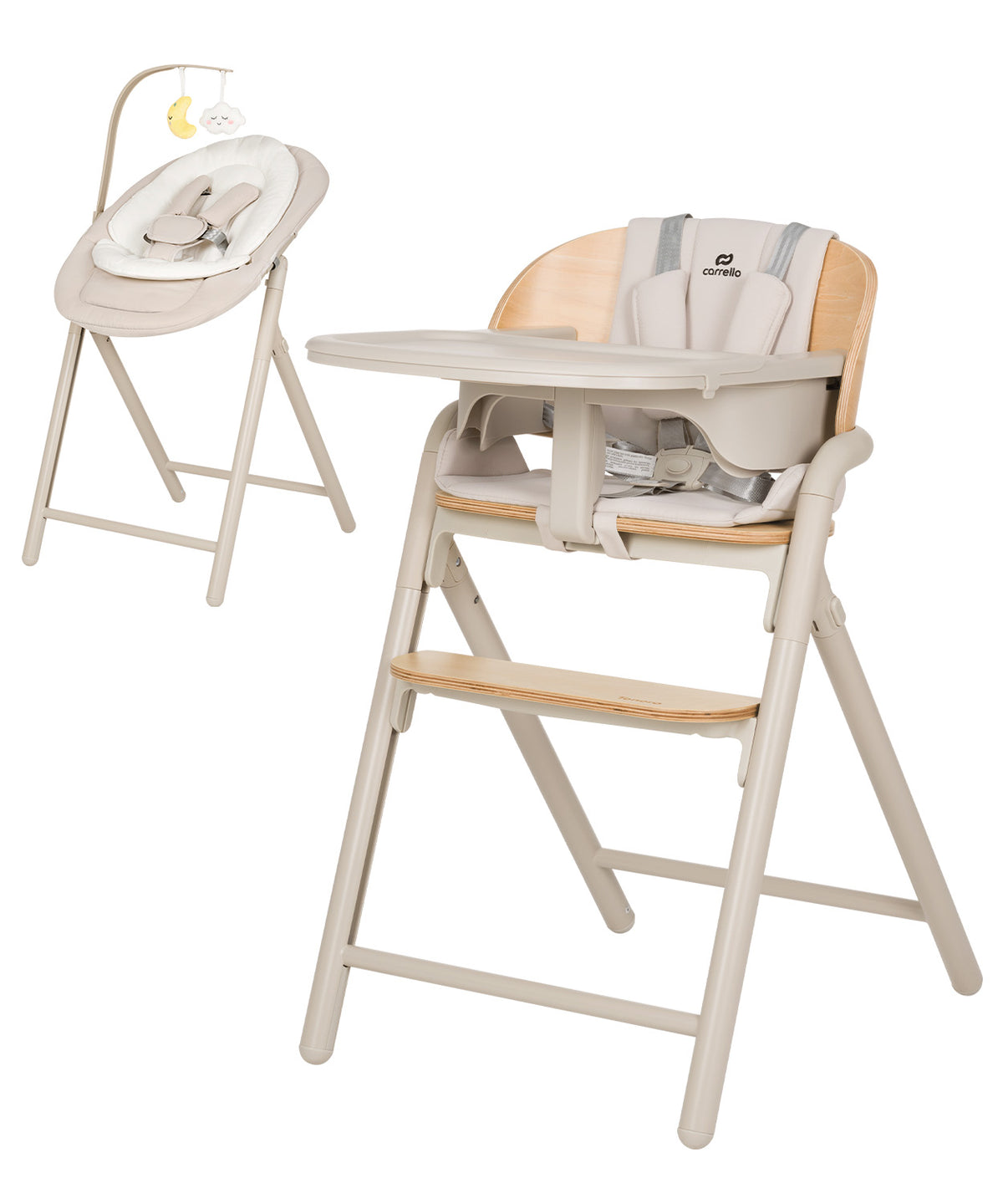 Carrello Trona evolutiva para bebé Tenero