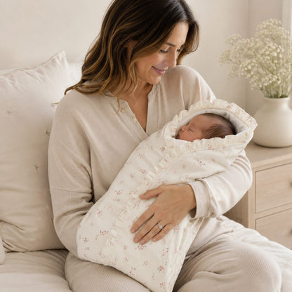 Monet Arrullo bebé con volante algodón