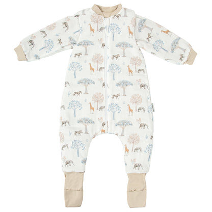 Tanzania Saco pijama con pies y mangas extraíbles 75 cm