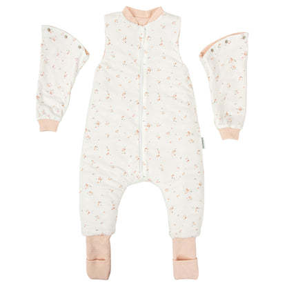 Monet Saco pijama con pies y mangas extraibles 75 cm