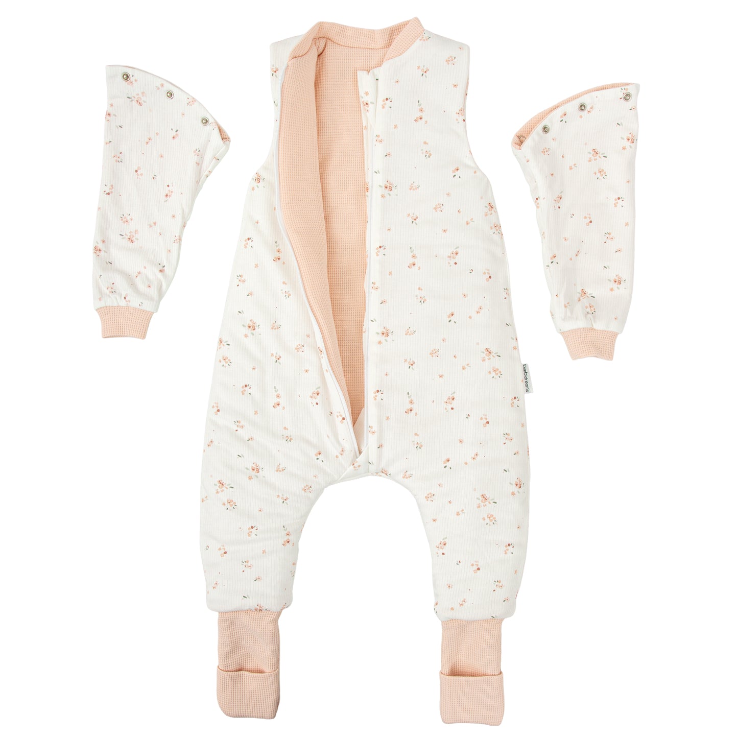Monet Saco pijama con pies y mangas extraibles 75 cm