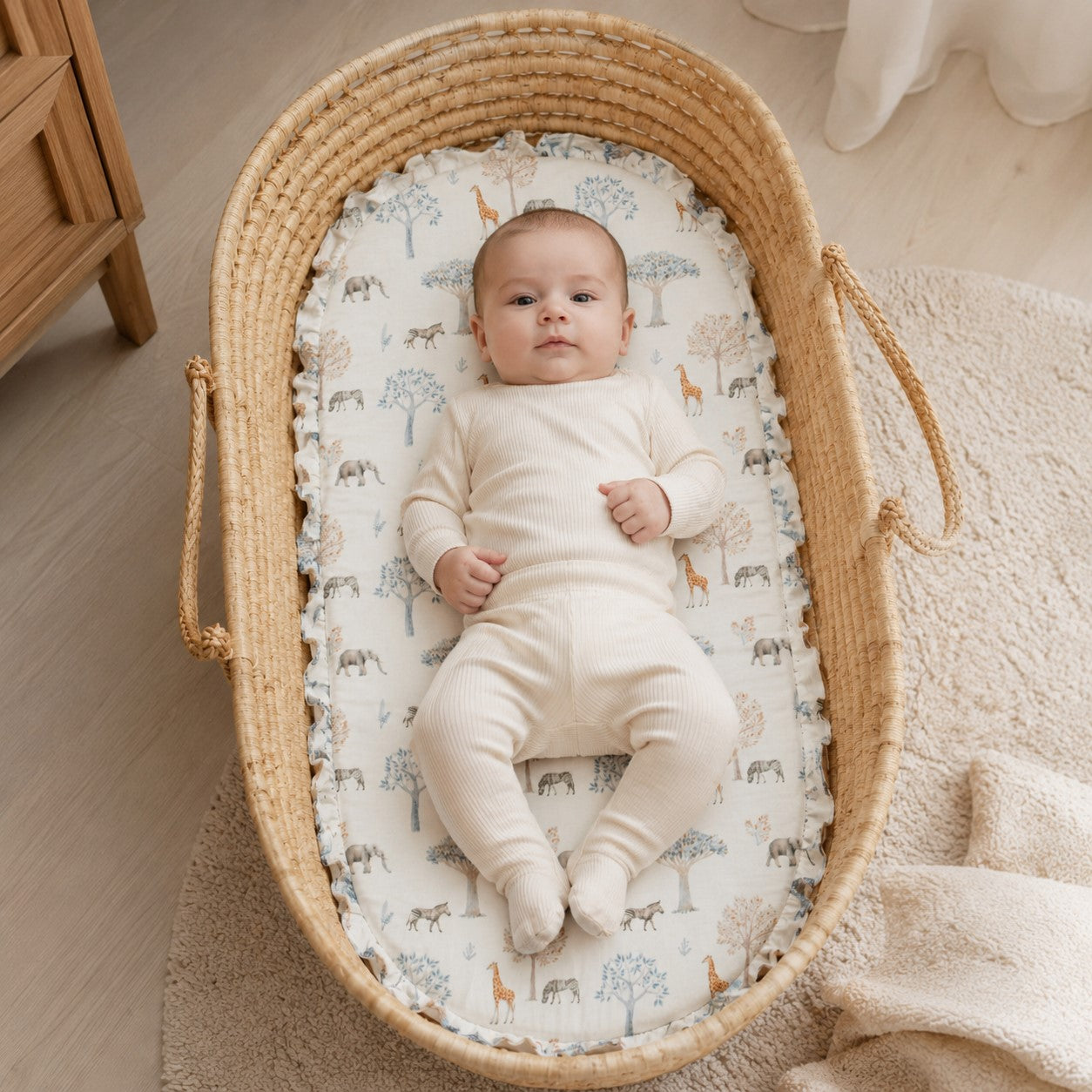Tanzania colchoneta para capazo o cuco bebe