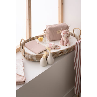 Monet sábana bajera ajustable punto algodón