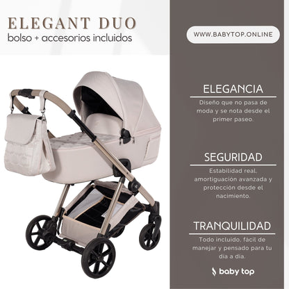 Elegant 4 en 1 Pack cochecito de bebé