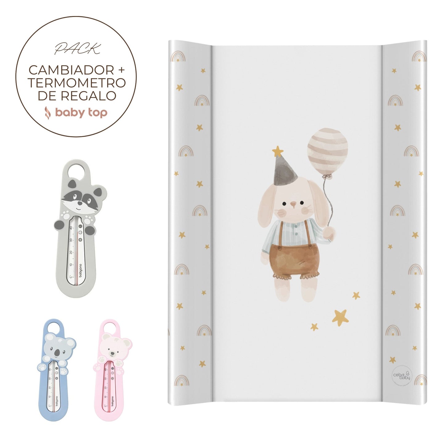 Pack Cambiador Ultra Light con termómetro de agua de Regalo